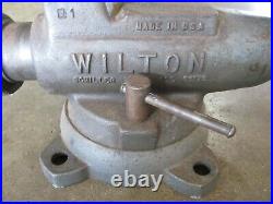 Wilton 4 Machinist Bullet model 400 Bench Vise Swivel Base Vintage Bench Vise