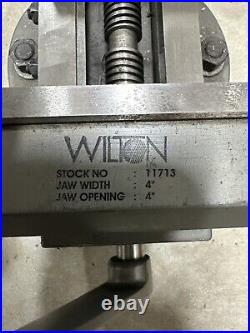 Wilton 4 Super Precision Self Centering Machine Vise Swivel Base Machinist Tool