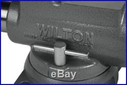 Wilton 500S Machinist 5 Jaw Round Channel Vise with Swivel Base 28832