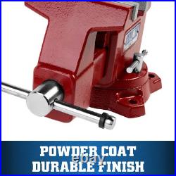 Wilton 5.5 Inch Heavy Duty Bench Vise with 360 Degree Swivel and Pipe Jaws