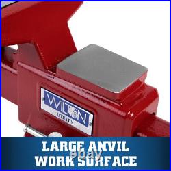 Wilton 5.5 Inch Heavy Duty Bench Vise with 360 Degree Swivel and Pipe Jaws Wilton 5.5 Inch Heavy Duty Bench Vise with 360 Degree Swivel and Pipe Jaws