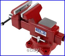 Wilton 5.5 Inch Heavy Duty Bench Vise with 360 Degree Swivel and Pipe Jaws