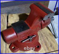 Wilton 5 Bullet Bench Vise With Swivel Base & Pipe Jaw Made In USA