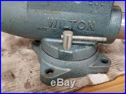 Wilton 5 Jaw 500 Machinists' Bullet Bench Vise Swivel Base Vice USA