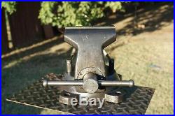 Wilton 5'' Jaw Bench Vise, Heavy Duty, With Swivel Base & Pipe Grips, 40 Lb Vice