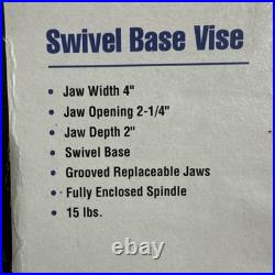Wilton 63248 SBV-100, Super Junior 4 Vise with Swivel Base