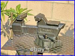Wilton 643 1/2 Bench Vise 3 1/2''jaws, With Swivel Base & Pipe Grip Made In USA