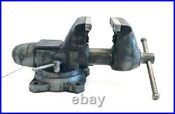 Wilton 6 Tradesman BENCH VISE #1760 with SWIVEL BASE Bullet Vise, Pipe Jaws USA