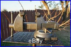 Wilton 744 Mechanic's Vise, 4'' Jaw, With Swivel Base & Pipe Grips 36 Lb Vice