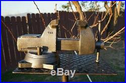Wilton 744 Mechanic's Vise, 4'' Jaw, With Swivel Base & Pipe Grips 36 Lb Vice