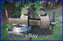 Wilton 745 Mechanic's Vise, 5'' Jaw, With Swivel Base & Pipe Grips, 48 Lb Vice