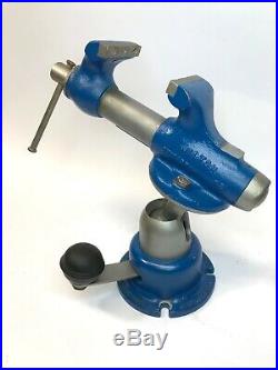 Wilton 820 2 Baby Bullet Machinist's Vise withPowr Arm Junior Base Very Nice 1962