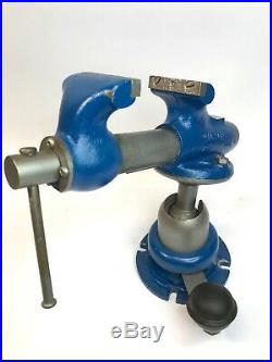 Wilton 820 2 Baby Bullet Machinist's Vise withPowr Arm Junior Base Very Nice 1962