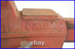 Wilton 845 5 Bench Vise 110850 with Steel Jaws Base Swivel Pivot REPLACED HANDLE