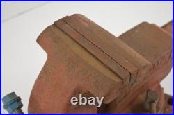 Wilton 845 5 Bench Vise 110850 with Steel Jaws Base Swivel Pivot REPLACED HANDLE