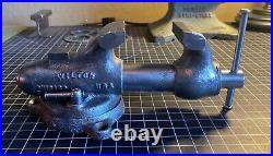 Wilton Baby Bullet Vise Swivel-Base 2 inch Jaws 1940s Era
