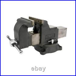 Wilton Bench Shop Vise 8 Jaw Width, 4 Throat Depth, Swivel Base, Cast Iron