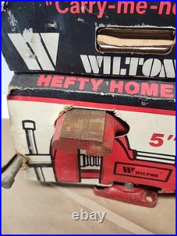 Wilton Bench Vise Swivel Base Pipe Jaws Vintage
