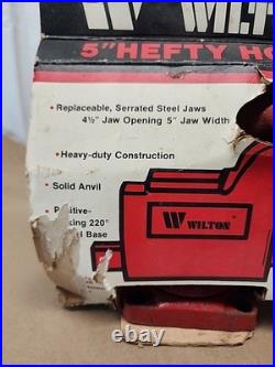 Wilton Bench Vise Swivel Base Pipe Jaws Vintage