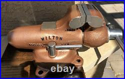 Wilton Bullet Machinist Bench Vise 3 1/2 Jaws Swivel Base 101020 Made USA