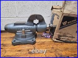 Wilton Bullet Vise SWIVEL BASE 4 Jaws NEW old Stock Made In USA With Box
