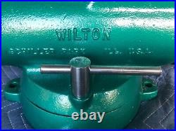 Wilton C3 Bench Vise 6 Jaws Swivel Base, Restored, 9-97 Date, 200 lbs, USA Made