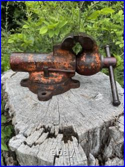 Wilton Cadet Bench Vise 4 Vintage w Swivel Base #111006, Fully Functional