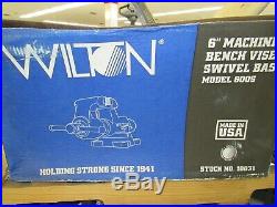 Wilton Machinist 6 Jaw Round Channel Vise with Swivel Base #600S