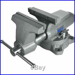 Wilton Mechanics Pro 8 Jaw Width 8.5 Opening Steel Swivel Base Work Bench Vise