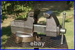 Wilton Mechanics Vise 4'' Jaw, With Swivel Base & Pipe Grip, 33 Lb Vice Made In Us