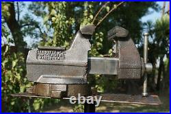 Wilton Mechanics Vise 4'' Jaw, With Swivel Base & Pipe Grip, 33 Lb Vice Made In Us