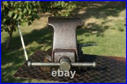 Wilton Mechanics Vise 4'' Jaw, With Swivel Base & Pipe Grip, 33 Lb Vice Made In Us