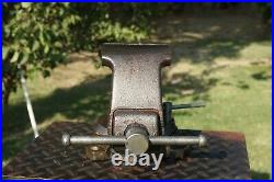 Wilton Mechanics Vise 4'' Jaw, With Swivel Base & Pipe Grip, 33 Lb Vice Made In Us