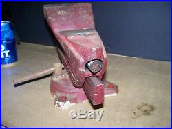 Wilton Shop King Bench Vise, 4 Jaw, Swivel Base, Chicago 14, Made In USA