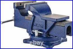 Wilton Steel Swivel Bench Vise, 6 Jaw Width, 6 Opening, 3 Throat Depth