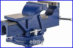 Wilton Steel Swivel Bench Vise, 6 Jaw Width, 6 Opening, 3 Throat Depth