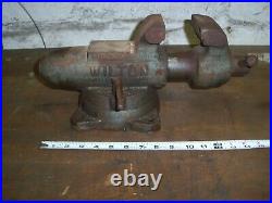 Wilton Swivel Bullet Bench Vise, 3 1/2 Jaws, 101160, Schiller Park ILL, Used