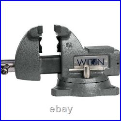 Wilton Tools 21300 4 Wide Jaw 4 1/2 Opening Steel Swivel Base Mechanics Vise