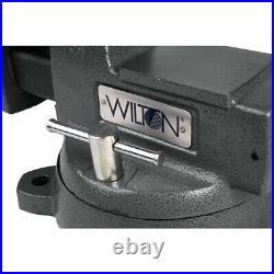 Wilton Tools 21500 6 Wide Jaw 5 3/4 Opening Steel Swivel Base Mechanics Vise