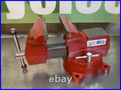 Wilton Utility Workshop Bench Vise with Swivel Base 8 Jaw Width 7-1/2 Opening