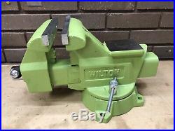 Wilton Vise with Swivel Base & 6-1/2 Jaws Vice Green