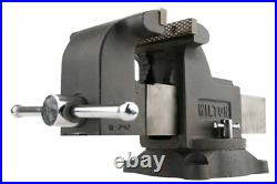 Wilton WS6 Work Shop Bench Vise with 6in Jaw, 3.5in Throat and Steel Swivel Base
