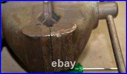 Wilton bullet vise 3 1/2 jaw swivel base USA pipe jaws & anvil 50 lb heavy duty