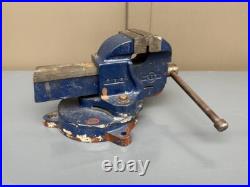 Woden No. 186B/2 Mechanic's Vise with Swivel Base. Made in England