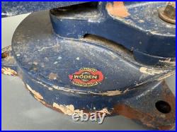 Woden No. 186B/2 Mechanic's Vise with Swivel Base. Made in England Woden No. 186B/2 Mechanic's Vise with Swivel Base. Made in England