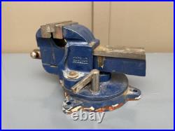 Woden No. 186B/2 Mechanic's Vise with Swivel Base. Made in England