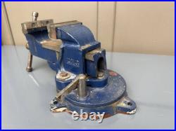 Woden No. 186B/2 Mechanic's Vise with Swivel Base. Made in England