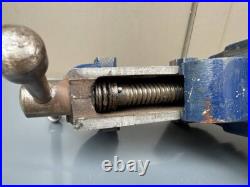 Woden No. 186B/2 Mechanic's Vise with Swivel Base. Made in England