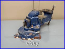 Woden No. 186B/2 Mechanic's Vise with Swivel Base. Made in England