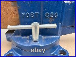 Yost 4 1/2 Combination Bench Vise with Pipe Jaws, Made in USA, Excellent Condition